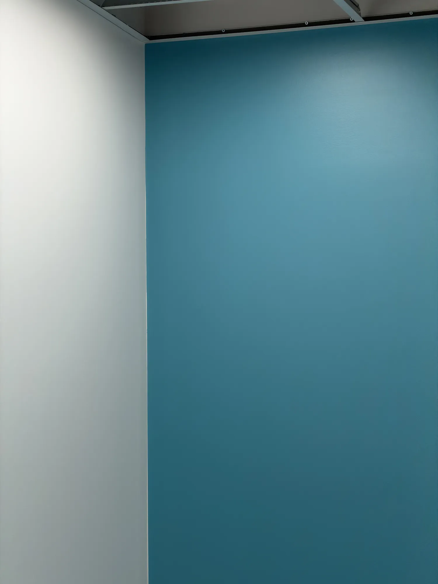 Close-up of clean masking and sharp paint edges