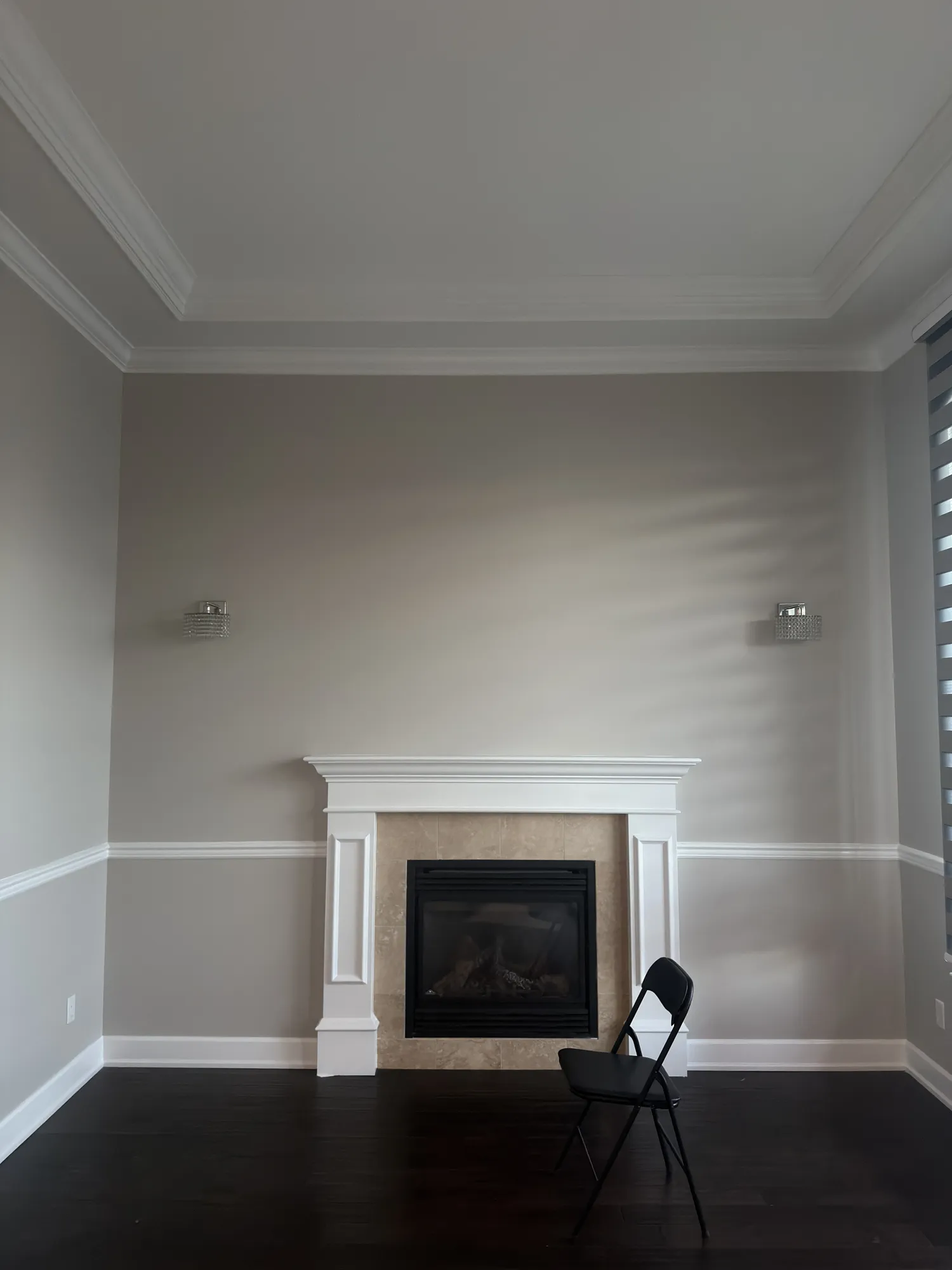 Residential interior with crisp lines and clean finish