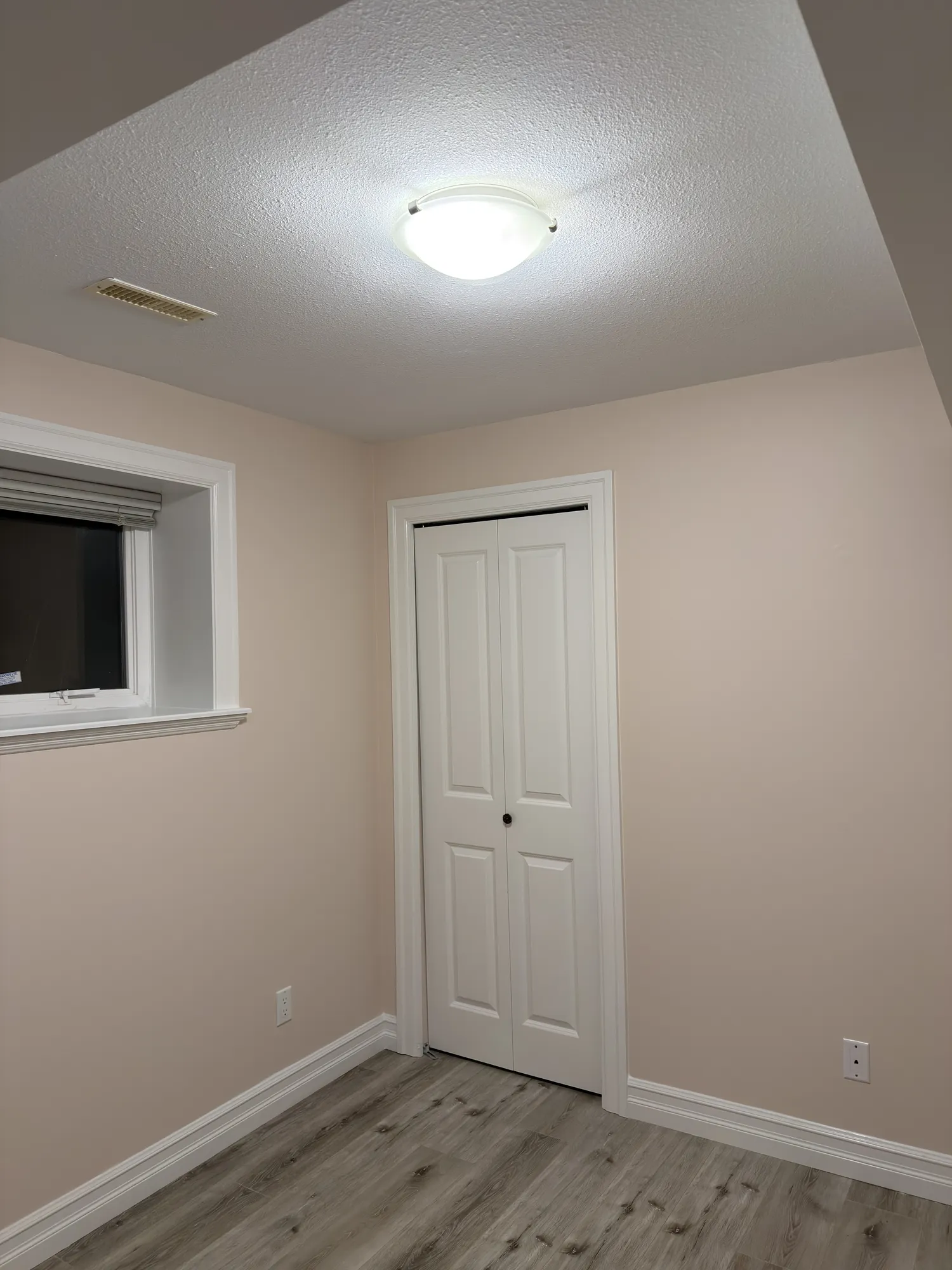 Residential interior paint work with clean corners